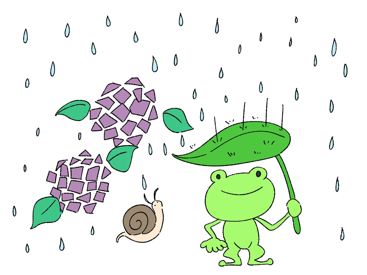 雨の風景