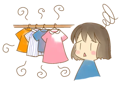生乾き臭の女性