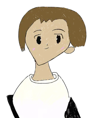 ショートヘアの少女