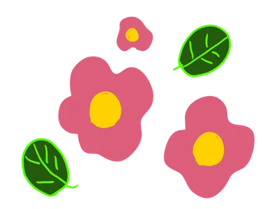 ピンクの花
