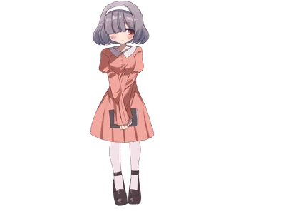 みつあみの女の子