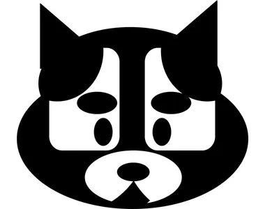 ハクビシンの顔アイコン