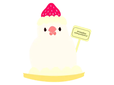 文鳥ケーキ