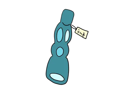 ラムネ瓶のキャラクター