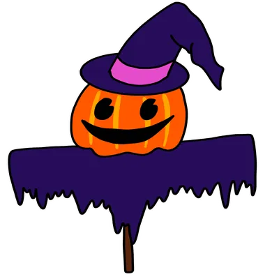 ハロウィンのかかし