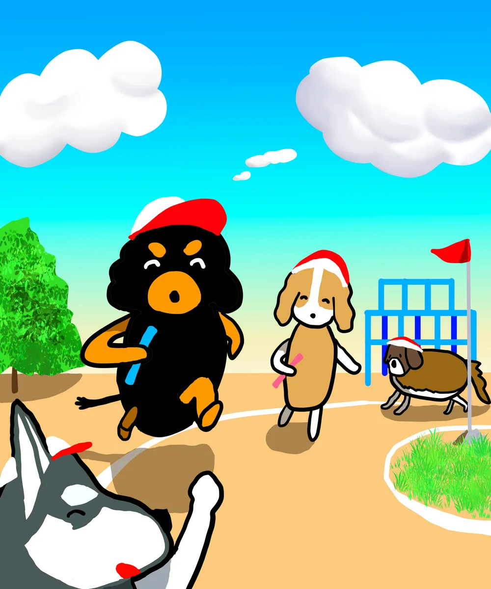 運動会（動物キャラクター）