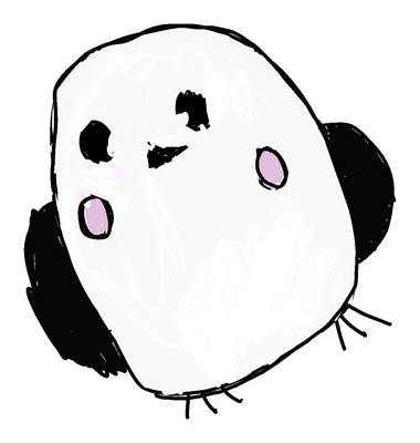 まんまるのシマエナガ
