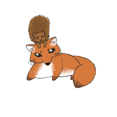 キツネとリス