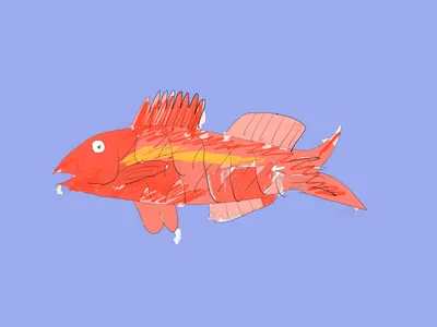 赤いノドグロ