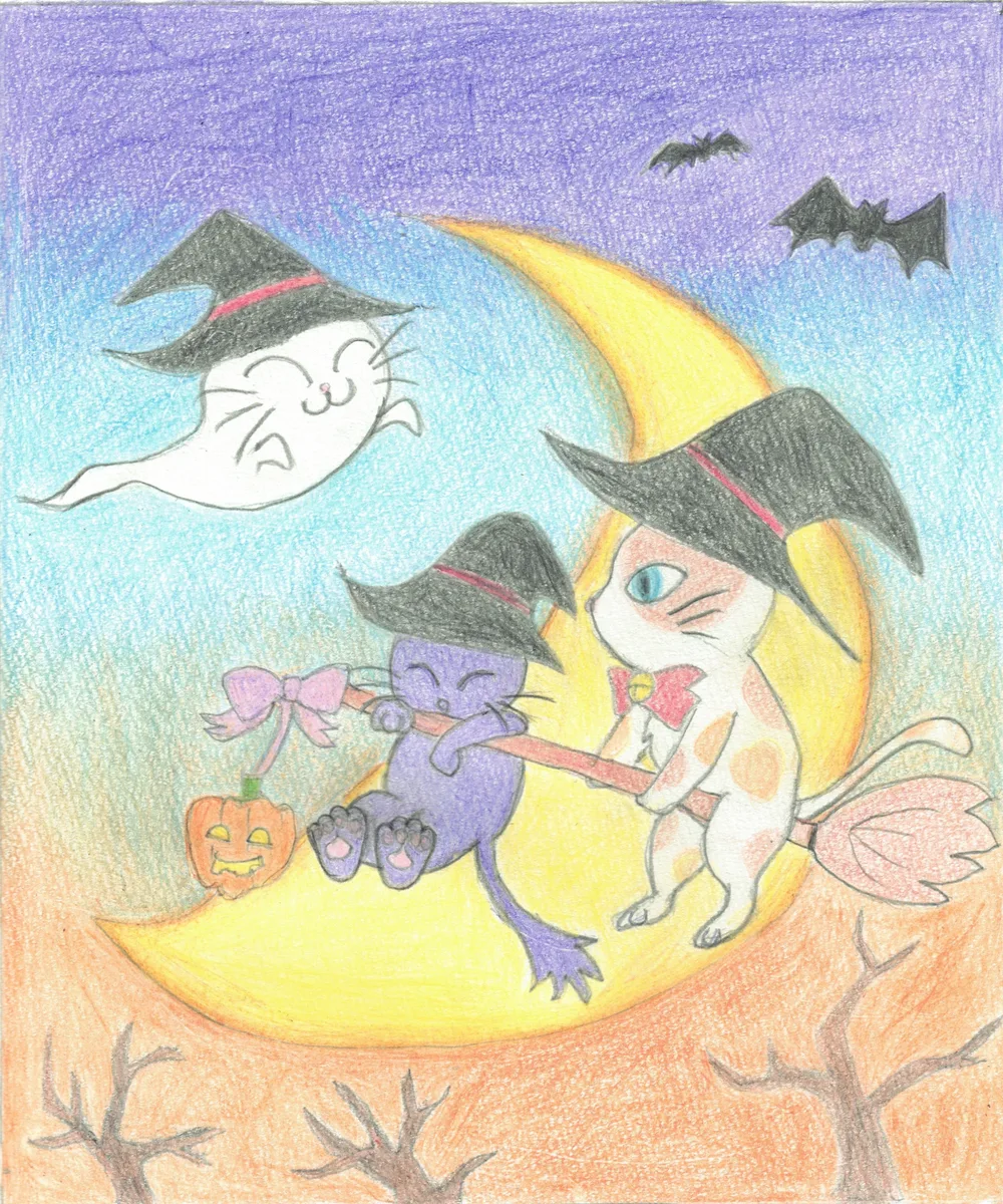 猫達とハロウィン