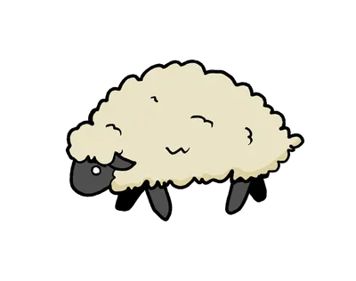 もこもこの羊