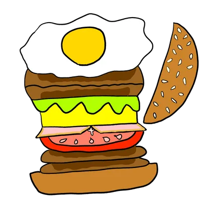 月見バーガー
