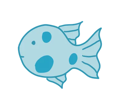 金魚（青・斑点）