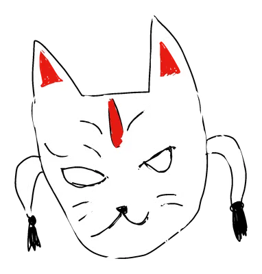 きつね顔