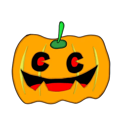 にっこり笑顔のハロウィンかぼちゃ