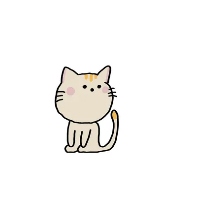 座る猫