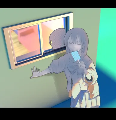 アイスクリームの女性