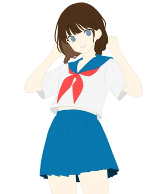 夏服の少女