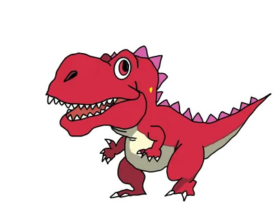 ティラノサウルス（赤）