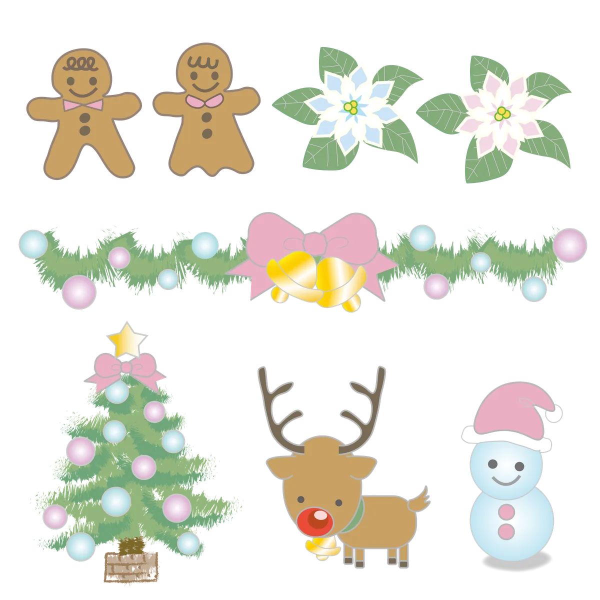 クリスマスの素材