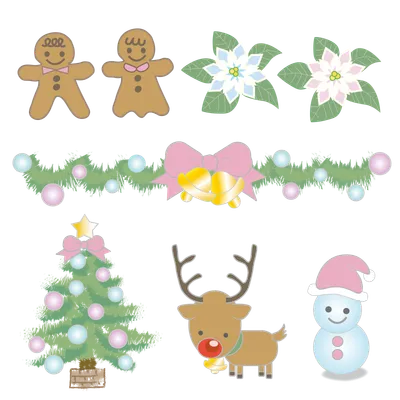 クリスマスの素材