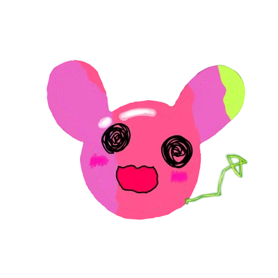 ピンクのゼリーモンスター