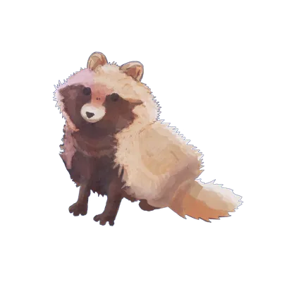 たぬき②（茶色）