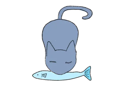 猫と魚