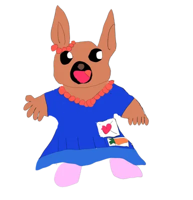 犬のキャラクター（ドレス）