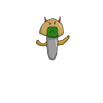 キノコと鬼のモンスター