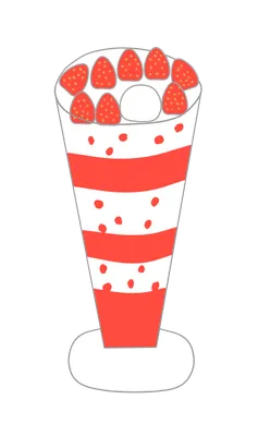 いちごパフェ