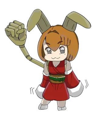 じゃんけんうさぎ　グー