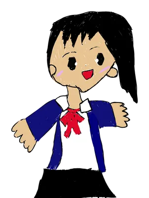 制服姿の女子高生