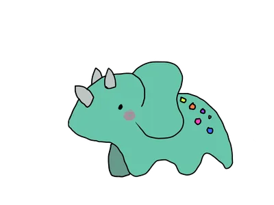 恐竜キャラ（緑）