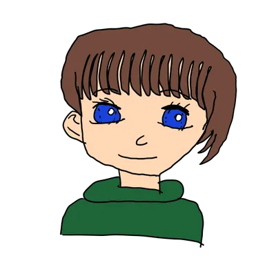 青い瞳の女の子