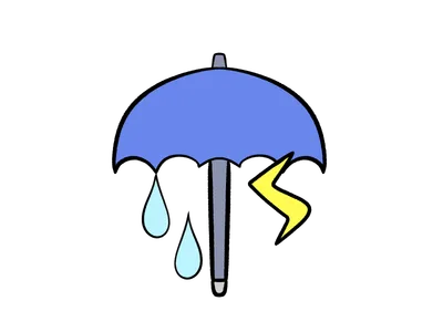 雨と雷