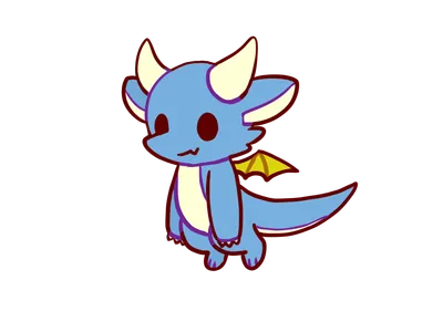 チビドラゴン（青）