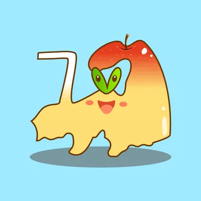 青りんごキャラ（グリーンアイ）