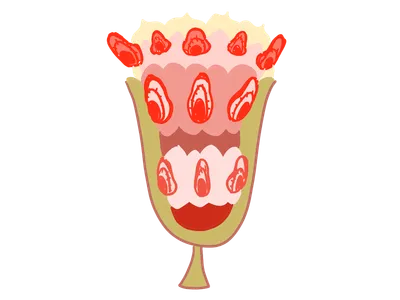イチゴパフェ