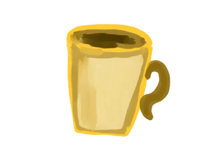 マグカップ（黄）