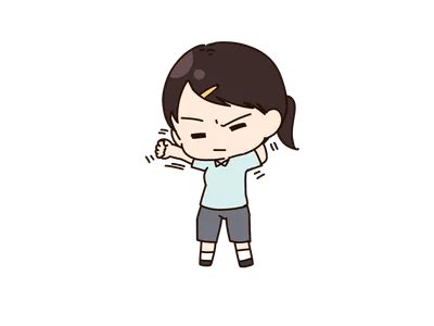 怒る女の子