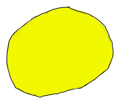 黄色い満月