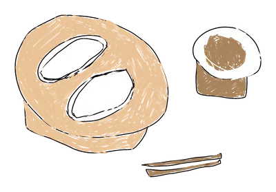 ベーグルとパン